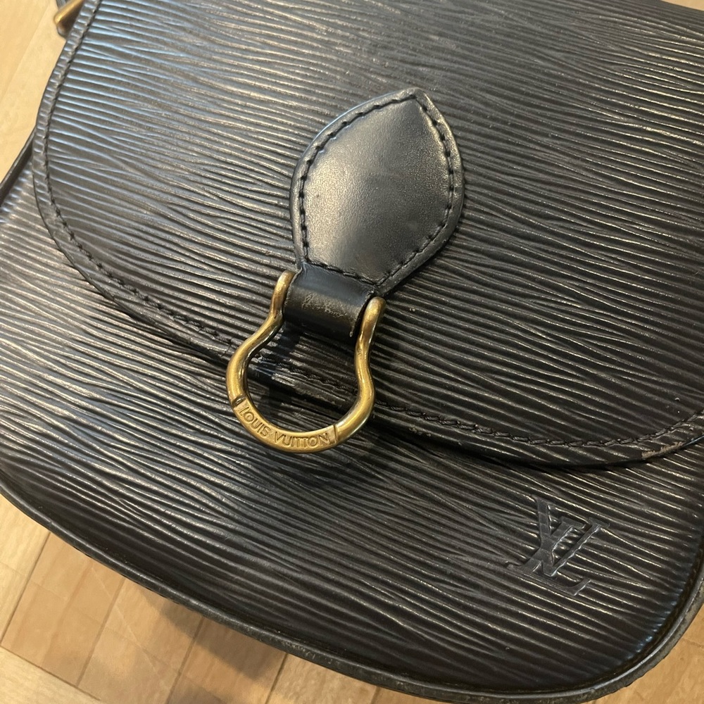 Vintage Louis Vuitton Saint Cloud black Epi crossbody